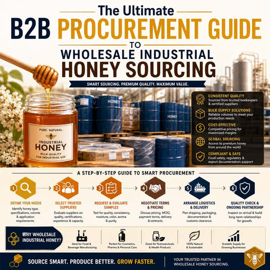 Wholesale Bulk Honey for B2B Food & Wellness Manufacturers