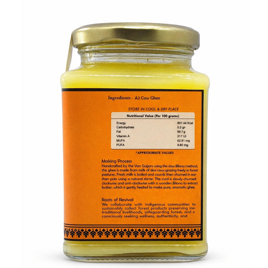 A2 Desi Cow Ghee | Churned through Bilona Method | Prepared from Curd