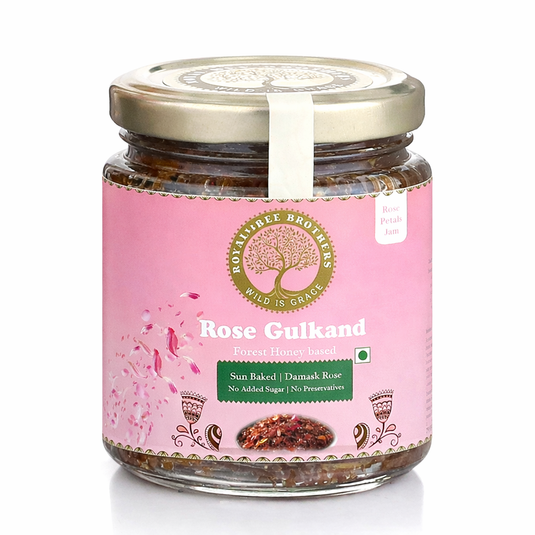 Honey-Infused Sun-Baked Rose Gulkand Crafted from Fresh Petals
