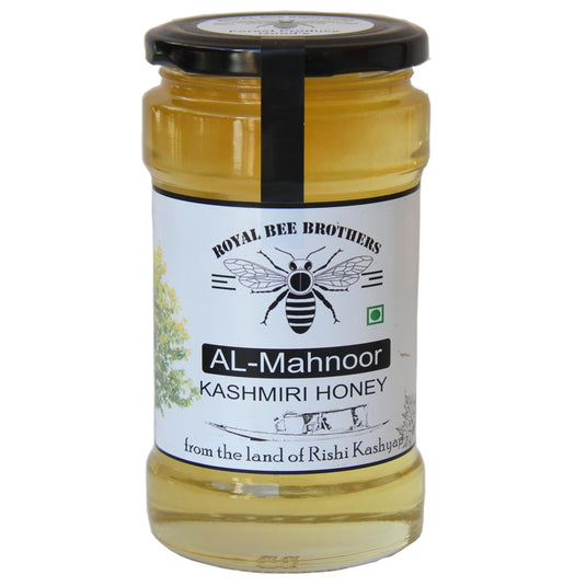 Wild cliffside hive of Apis cerana indica bees producing rare pale Kashmiri white honey.