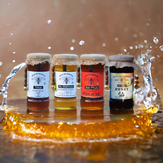 Raw and Unprocessed Forest Honey - 500g *4