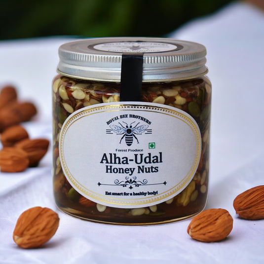 Buy organic honey-soaked nuts for healthy snacking