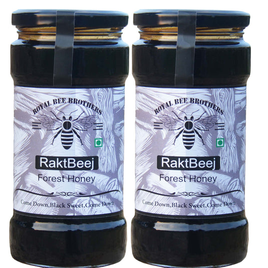 Raktbeej black forest honey – raw, wild, and sourced from tribal regions of Abujhmarh and Saranda.