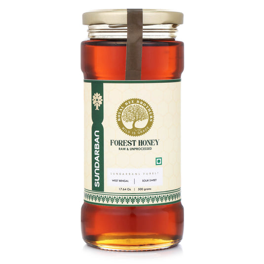 Raw and Unprocessed Forest Honey - 500g *4