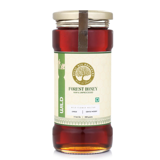Raw and Unprocessed Forest Honey - 500g *4