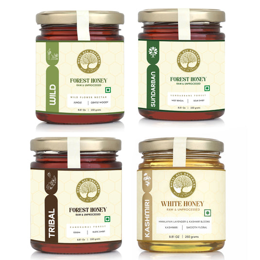 Wild Forest Honey - 250g *4