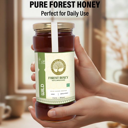 Wild Forest Honey, Harvested from Katarniyaghat Forest, UP, Nectar of Wildflower