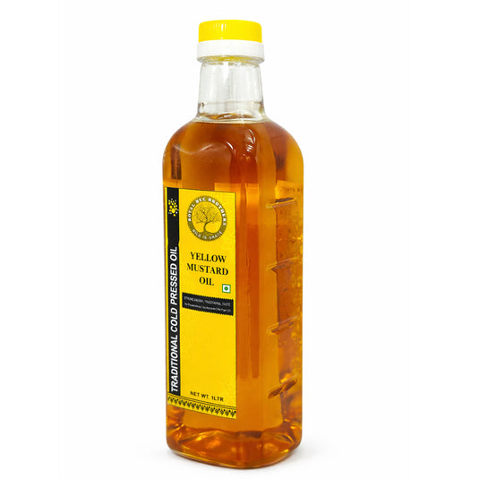 Premium Yellow Mustard Oil | Cold Pressed | Kachi Ghani | 0% Palm Oil