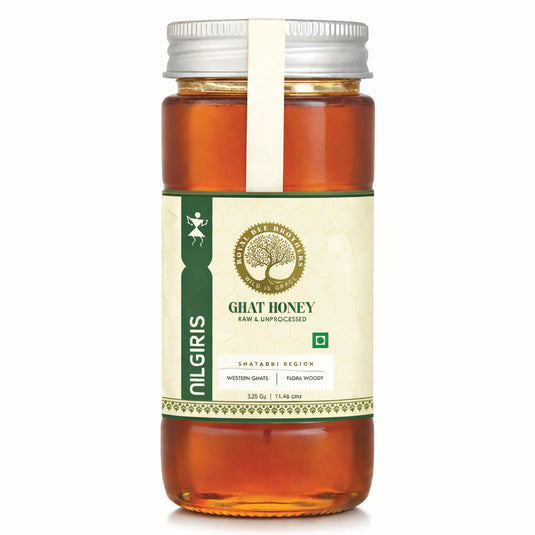 Ghat Forest Honey, Harvested from Sahyadri Hills Western Ghats, Wild Floral Nectar