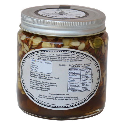 Gourmet honey-soaked nuts for gift baskets