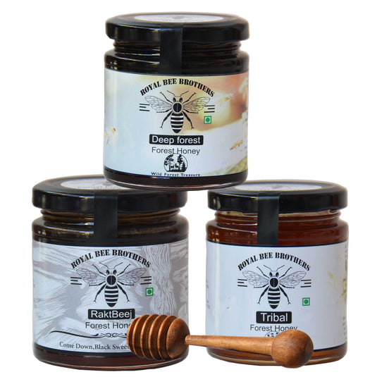 Jungali Honey Pack - 250g * 3 - Royal Bee Brothers