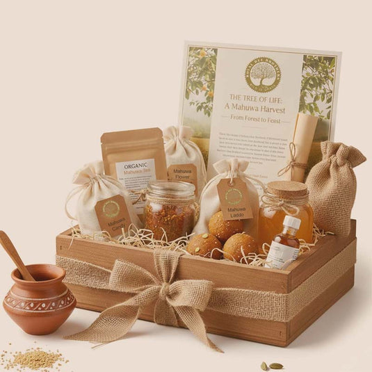 Luxury honey gift box with natural wellness products by Royal Bee Brothers