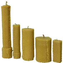 Load image into Gallery viewer, Set of 05 Handmade Beeswax Candles
