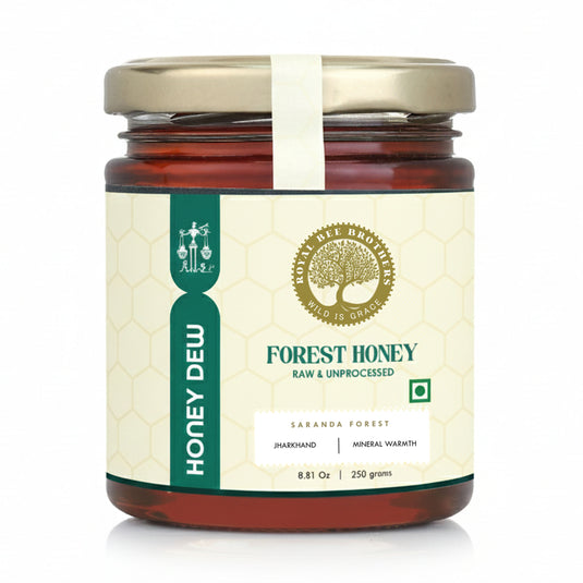 Dew Honey | Pure Wild Honey, Raw & Unprocessed, Harvested from Saranda Forest, Jharkhand