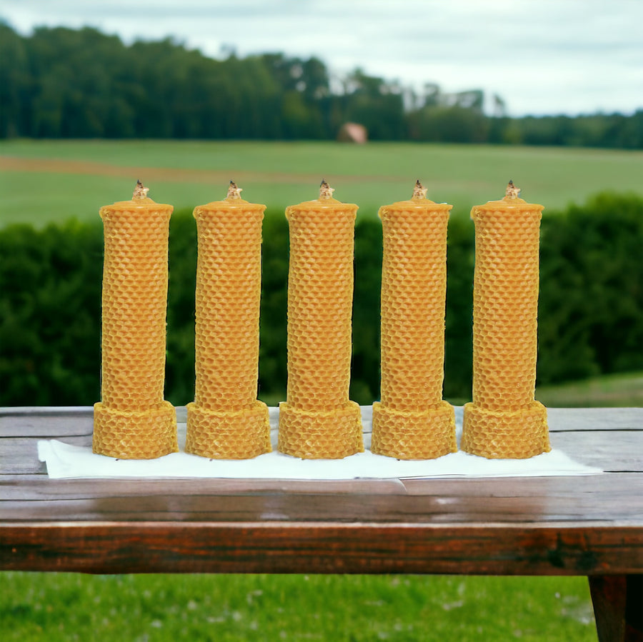 Mahaba - Handmade Forest Beeswax Candle