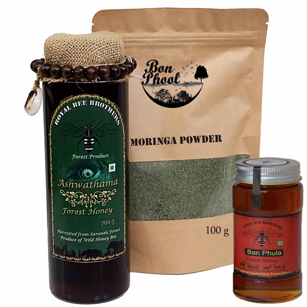 Forest Honey with Moringa Powder