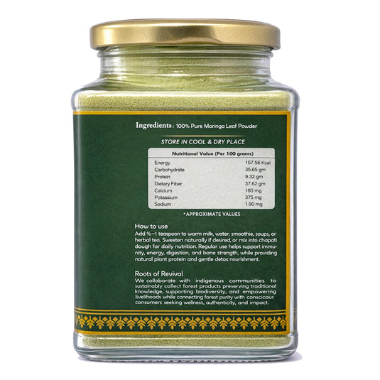 Natural Moringa Powder, 100% natural, free from additive & preservative