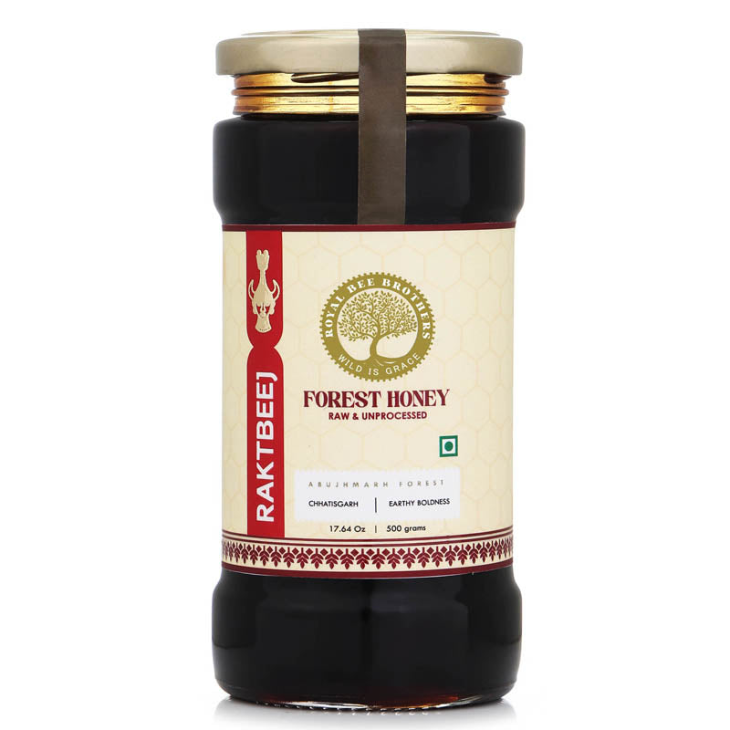 Raktbeej Forest Honey, Black Raw Forest Honey, Harvested from Abujhmarh Forest of Chhattisgarh