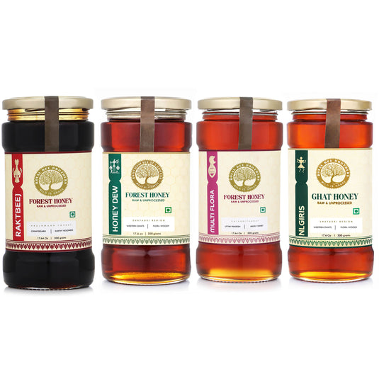 Exploring the Four Varieties of Wild Honey