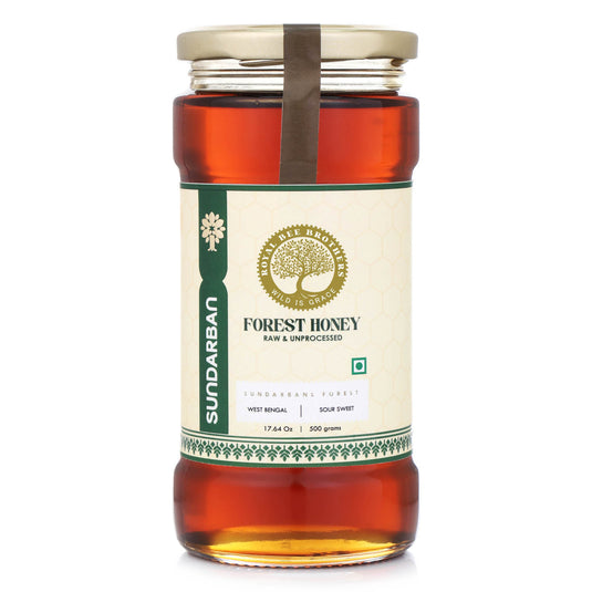 Sundarbans Mangrove Forest Honey, Nectar of Kalsi Flora, Harvested from Sundarbans Forest (WB)