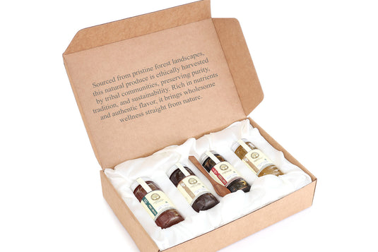 Veenapani - Contains 04 types of forest honey, wooden spoon