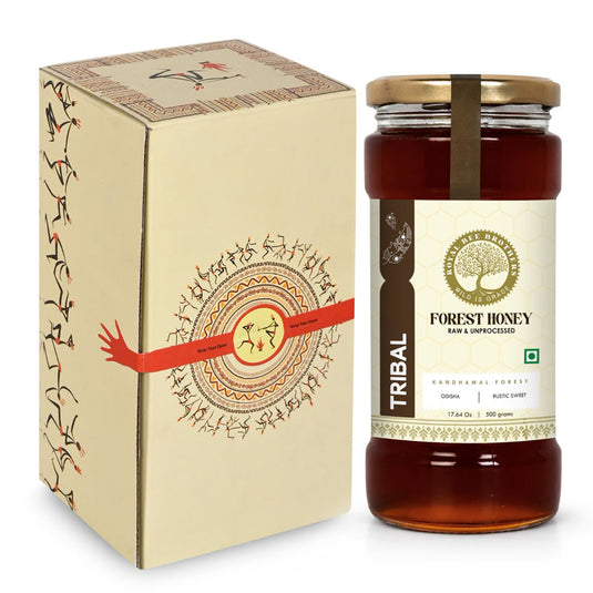 Premium Tribal Forest Honey by Royal Bee Brothers sourced from indigenous tribal regions of India