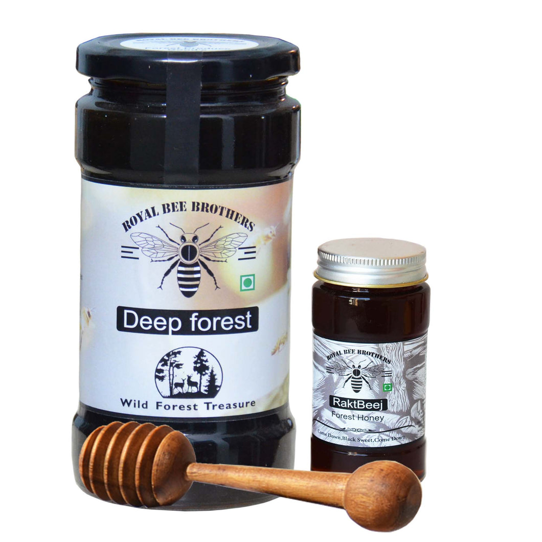 Deep Forest Raw Honey - 500g + 150g - Royal Bee Brothers
