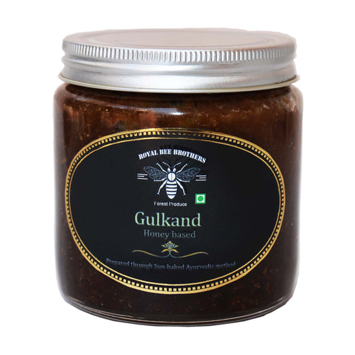 Organic Gulkand (Honey based) - 350g - Royal Bee Brothers