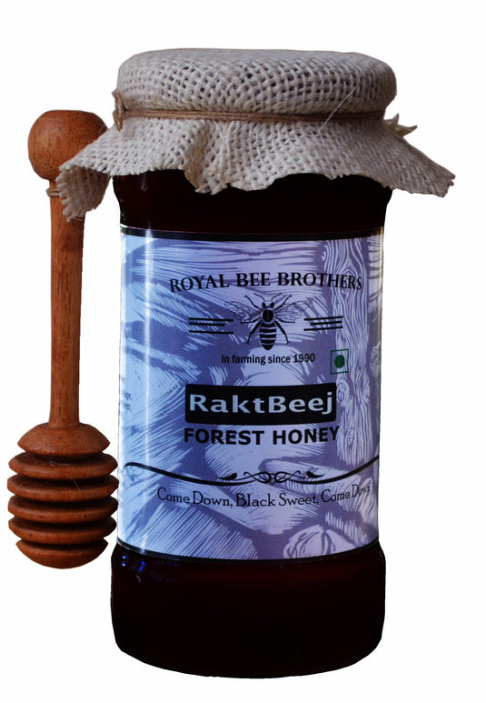 Raktbeej and Kashmir Forest Honey - 500g * 2 - Royal Bee Brothers