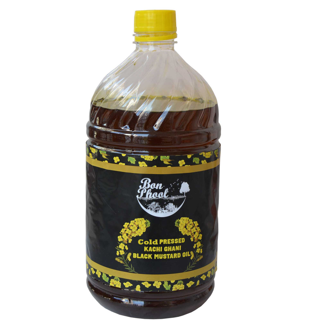 Black Mustard Oil - Cold Pressed- 5 ltr - Royal Bee Brothers